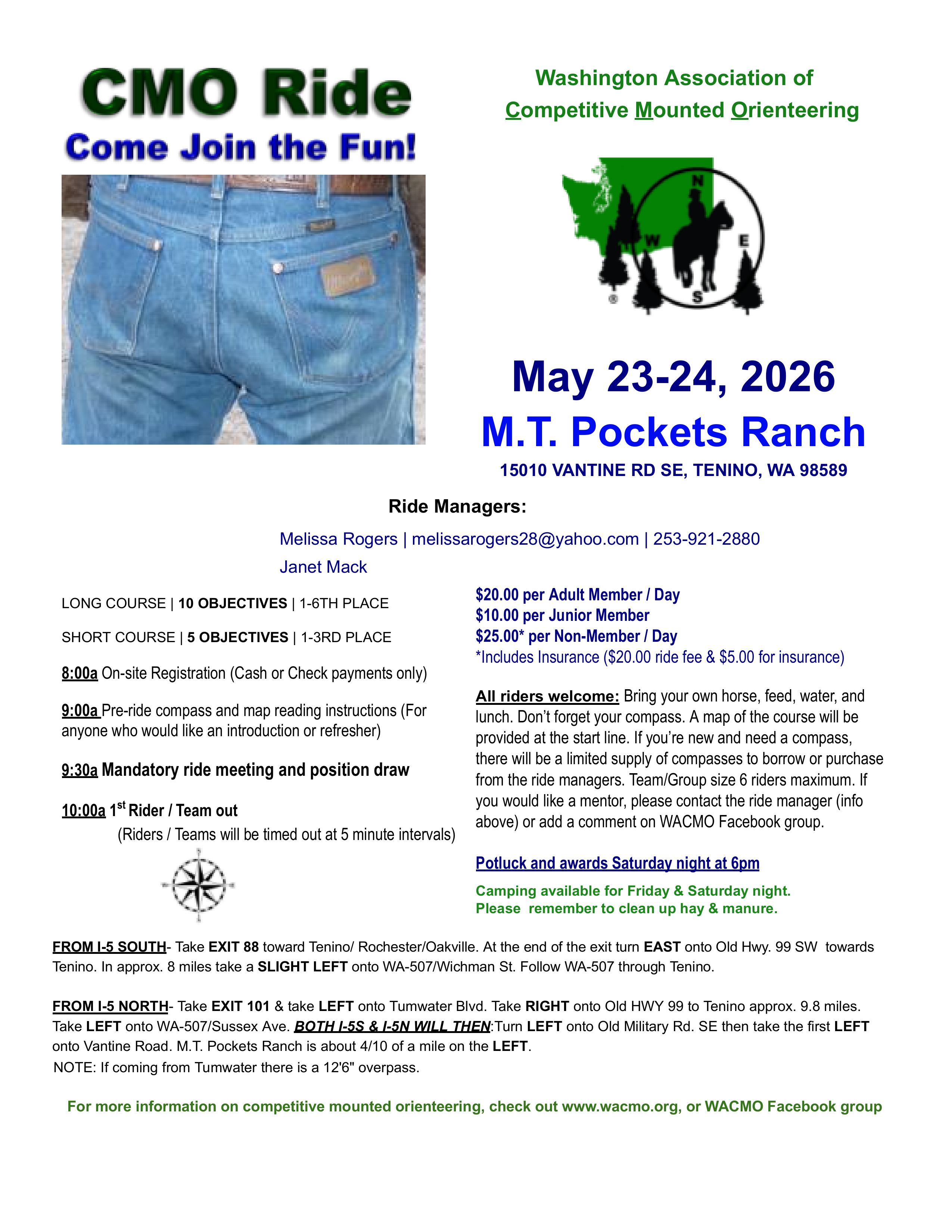 May 23-24, 2026 MT Pockets, Tenino, WA